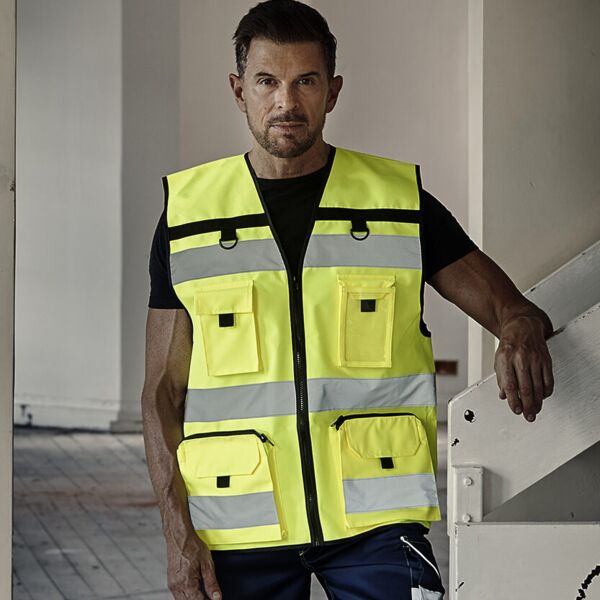 Hi-vis ripstop tool vest (HVW108) Thumbnail