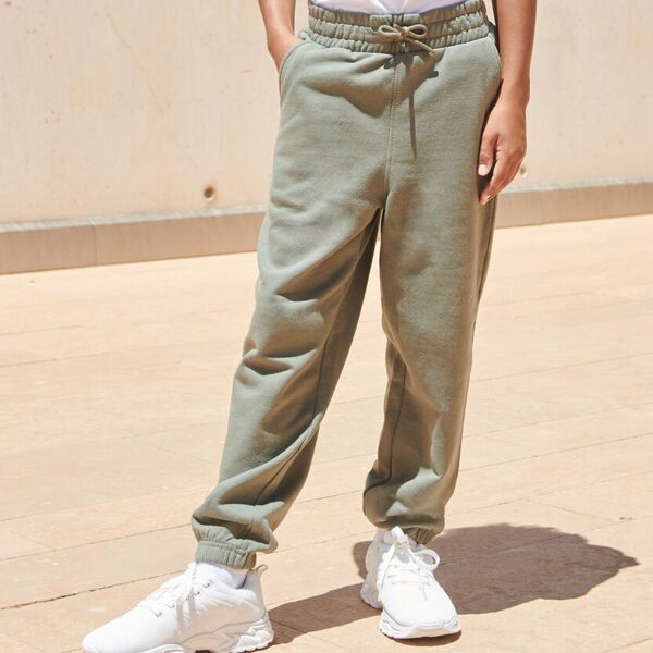 Kids sustainable fashion cuffed joggers Thumbnail