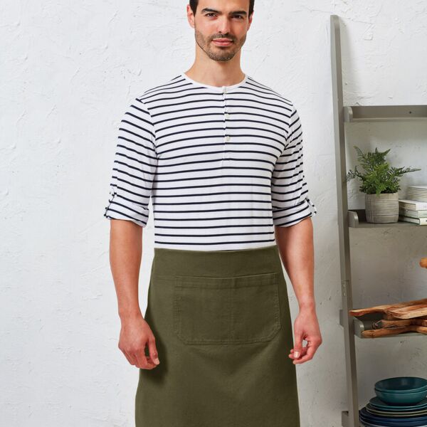 ‘Artisan’s choice’ double-pocket canvas apron Thumbnail