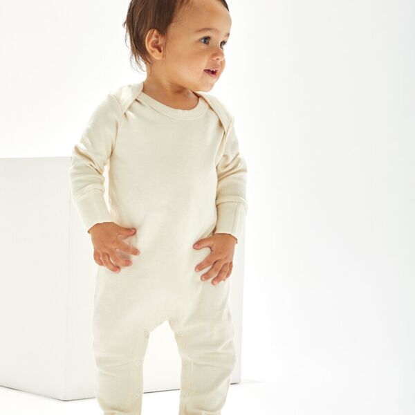 Baby organic envelope sleepsuit with mitts Thumbnail