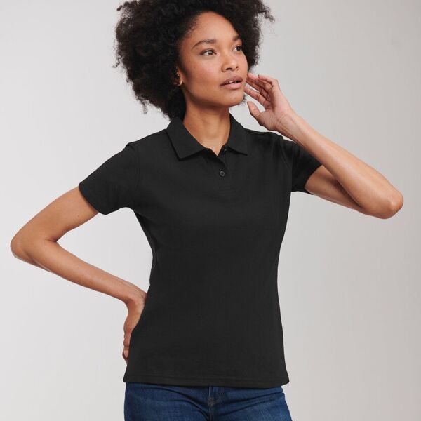 Women's Classic Polycotton Polo Shirt Thumbnail
